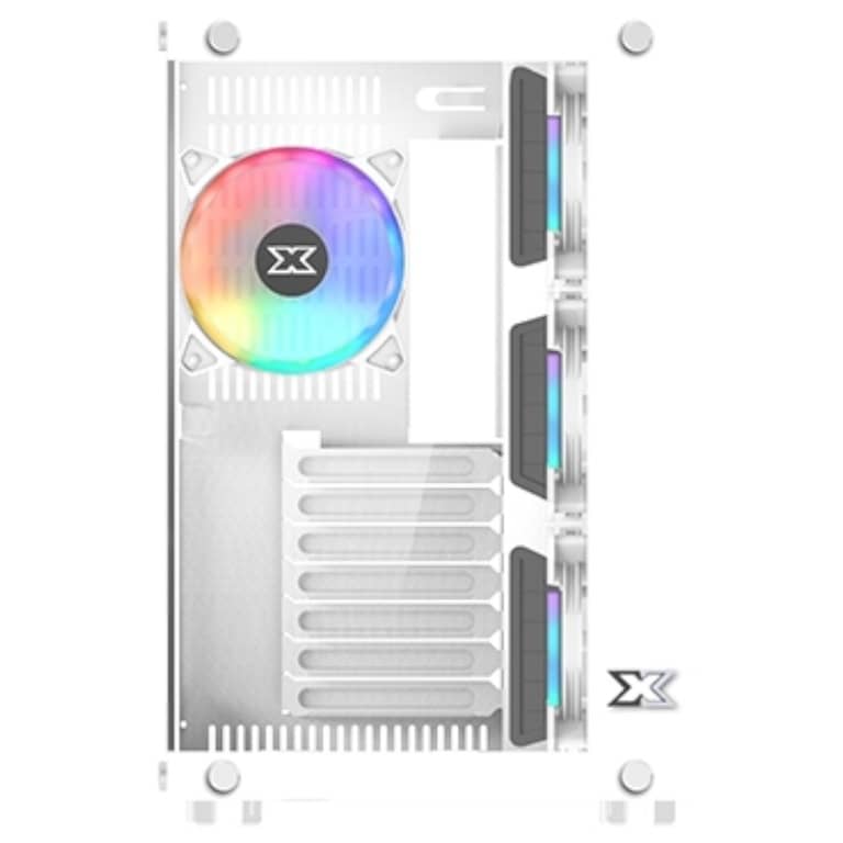 Boitier PC ATX Xigmatek Aquarius Plus Arctic, Blanc avec 7x AY120 _ EN46430