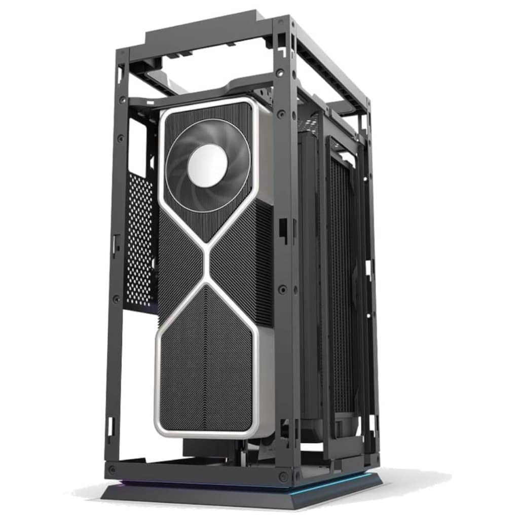 Boitier PC Mini ITX DarkFlash DLH21, Noir/LED _ 86801