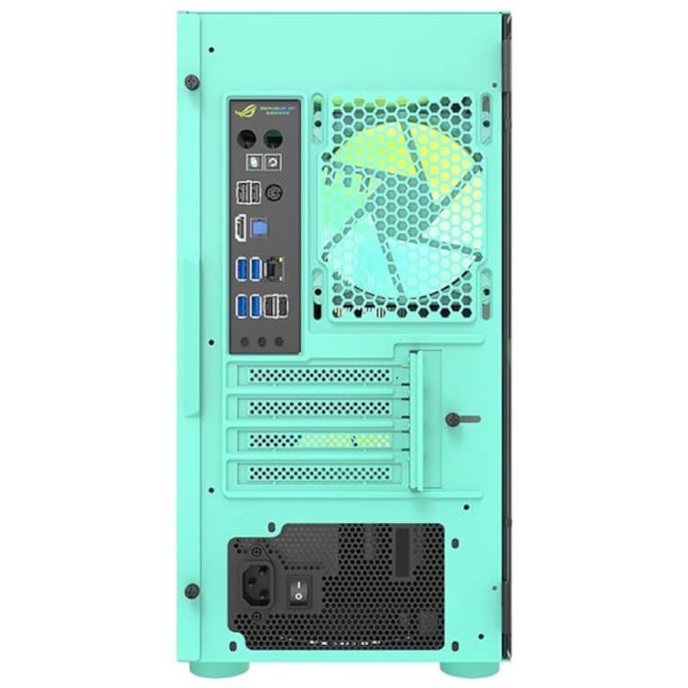 Boitier PC Micro ATX DarkFlash DLM21 MESH, Neo Mint _ 84777