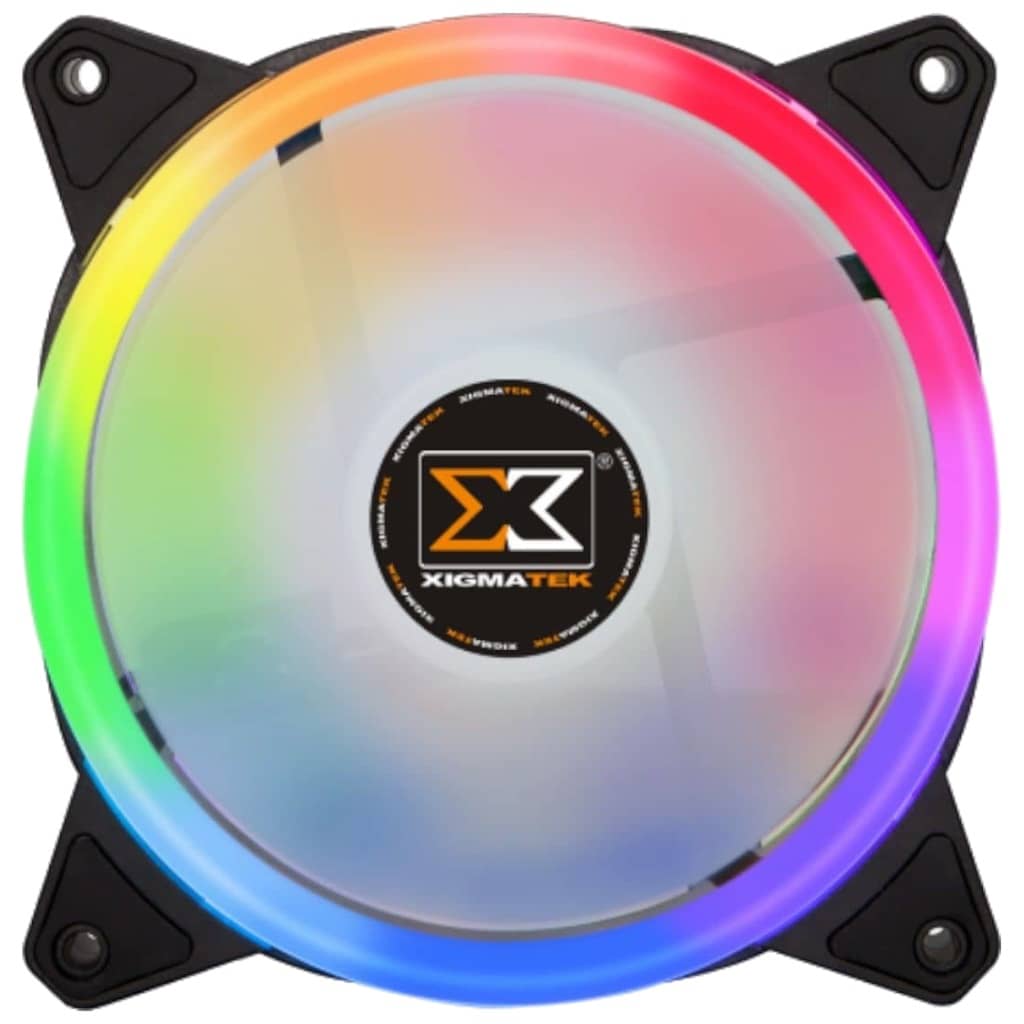 Kit 3x Ventilateurs pour Boitier 120mm Xigmatek Galaxy II Elite, AY120 Noir _ EN42098