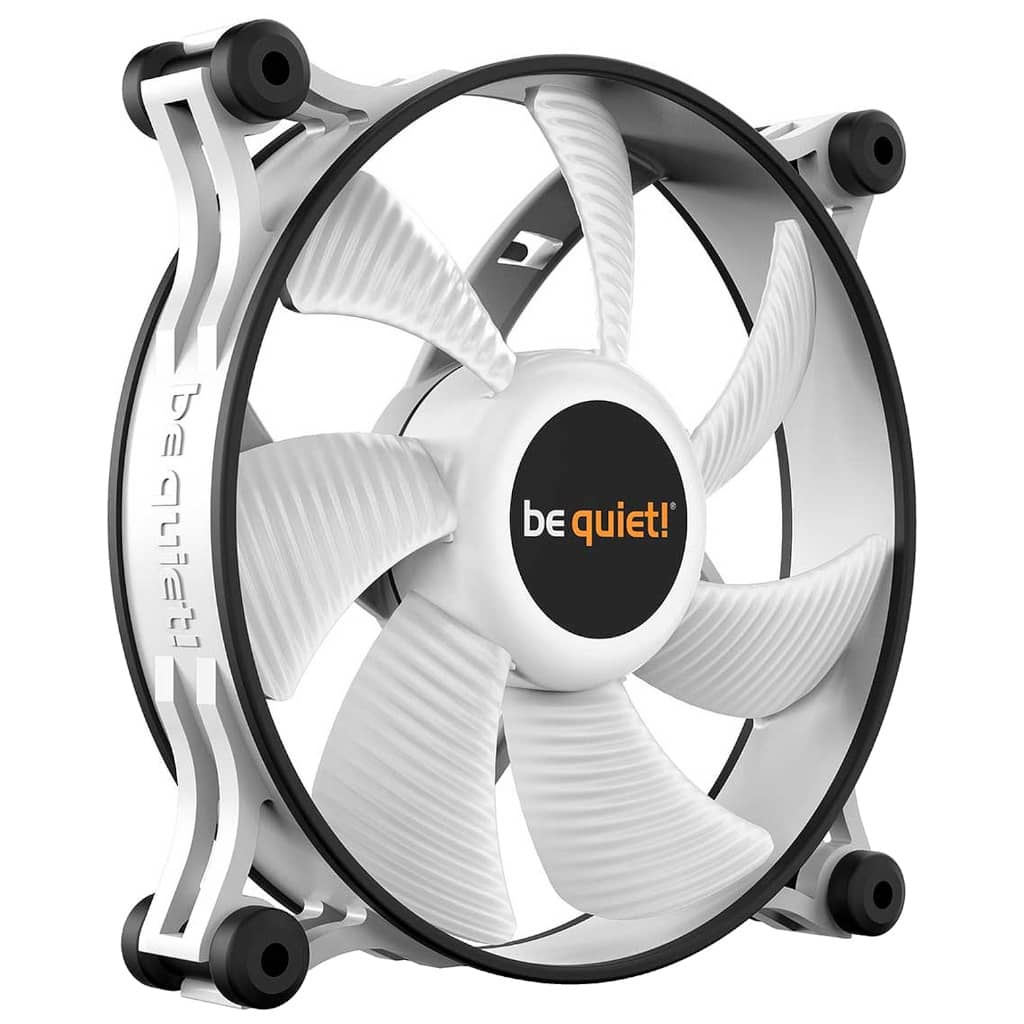 Ventilateur pour Boitier 120mm Be Quiet Shadow Wings2 PWM Blanc _ BL089