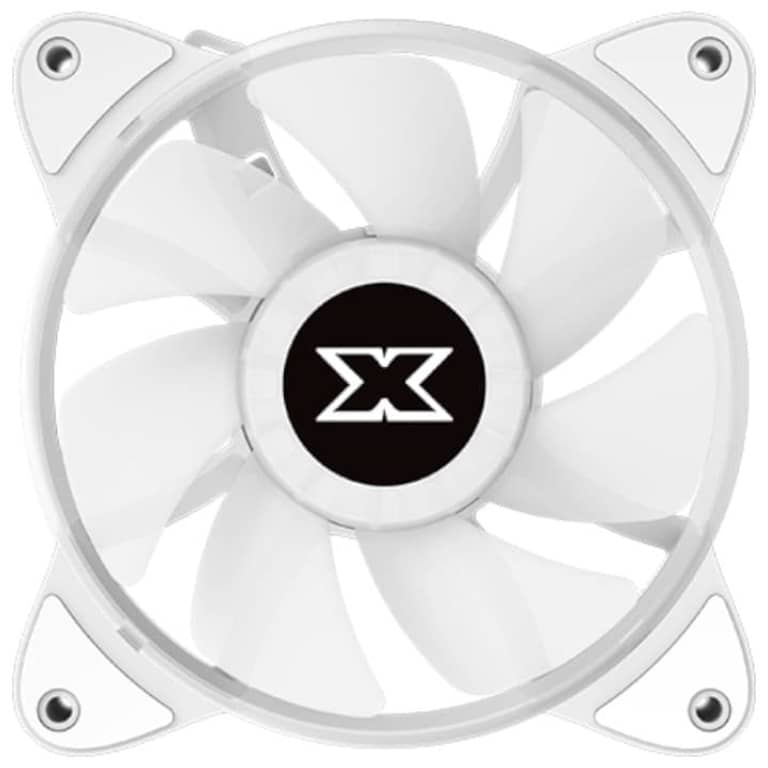 Kit 3x Ventilateurs pour Boitier 120mm Xigmatek Galaxy III Essential, BX120 Blanc _ EN46461