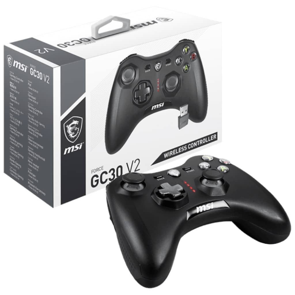 Manette Sans fil RF MSI Force GC30 v2, Noir _ S10-43G0080-EC4