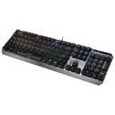 Clavier Filaire USB 2.0 MSI VIGOR GK50 LOW PROFILE, Noir/Gris/LED _ S11-04FR227-GA7