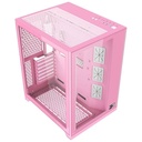 Boitier PC ATX Xigmatek Aquarius S Queen, Rose avec 3x AY120 _ EN46553