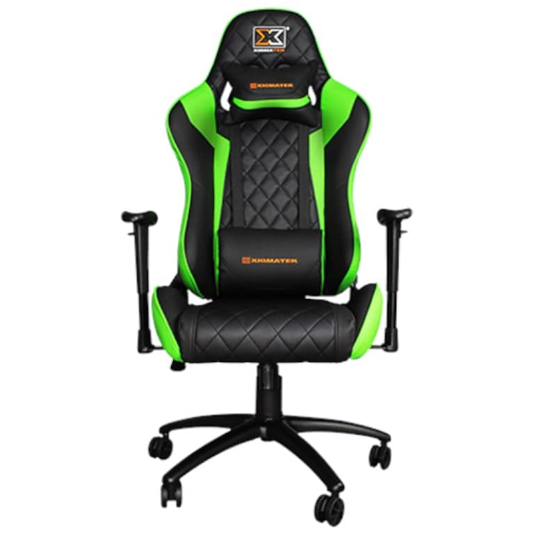 Siège gaming Xigmatek Hairpin, Noir/Vert _ EN46683