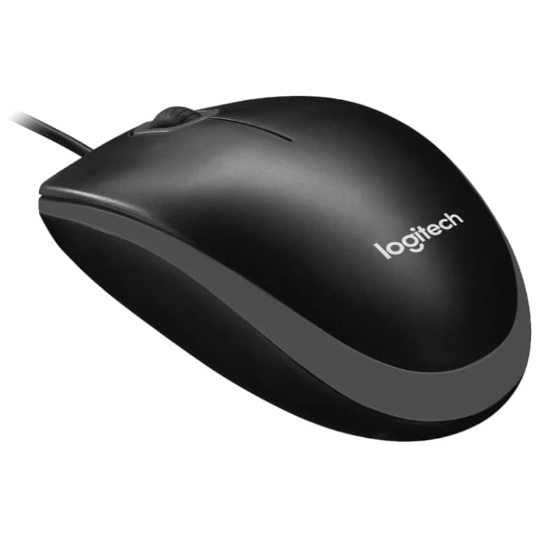 Souris Filaire USB 2.0 Logitech B100, Noir _ 910-003357