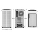 Boitier PC ATX Be Quiet Pure Base 500DX, Blanc (BGW38)