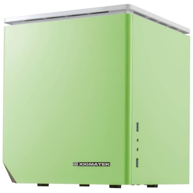 Boitier PC Mini ITX Xigmatek Nebula C, Vert _ EN6824