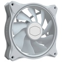 Ventilateur pour Boitier 120mm Cooler Master MasterFan MF120, Halo Blanc _ MFL-B2DW-18NPA-R1