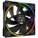 Kit 3x Ventilateurs pour Boitier 120mm Be Quiet Light Wings PWM, Noir ARGB _ BL077