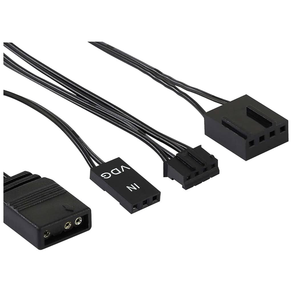 Kit 3x Ventilateurs pour Boitier 140mm Aerocool Edge 14Pro, Noir/RGB _ EDGE14PRO