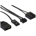 Kit 3x Ventilateurs pour Boitier 140mm Aerocool Edge 14Pro, Noir/RGB _ EDGE14PRO