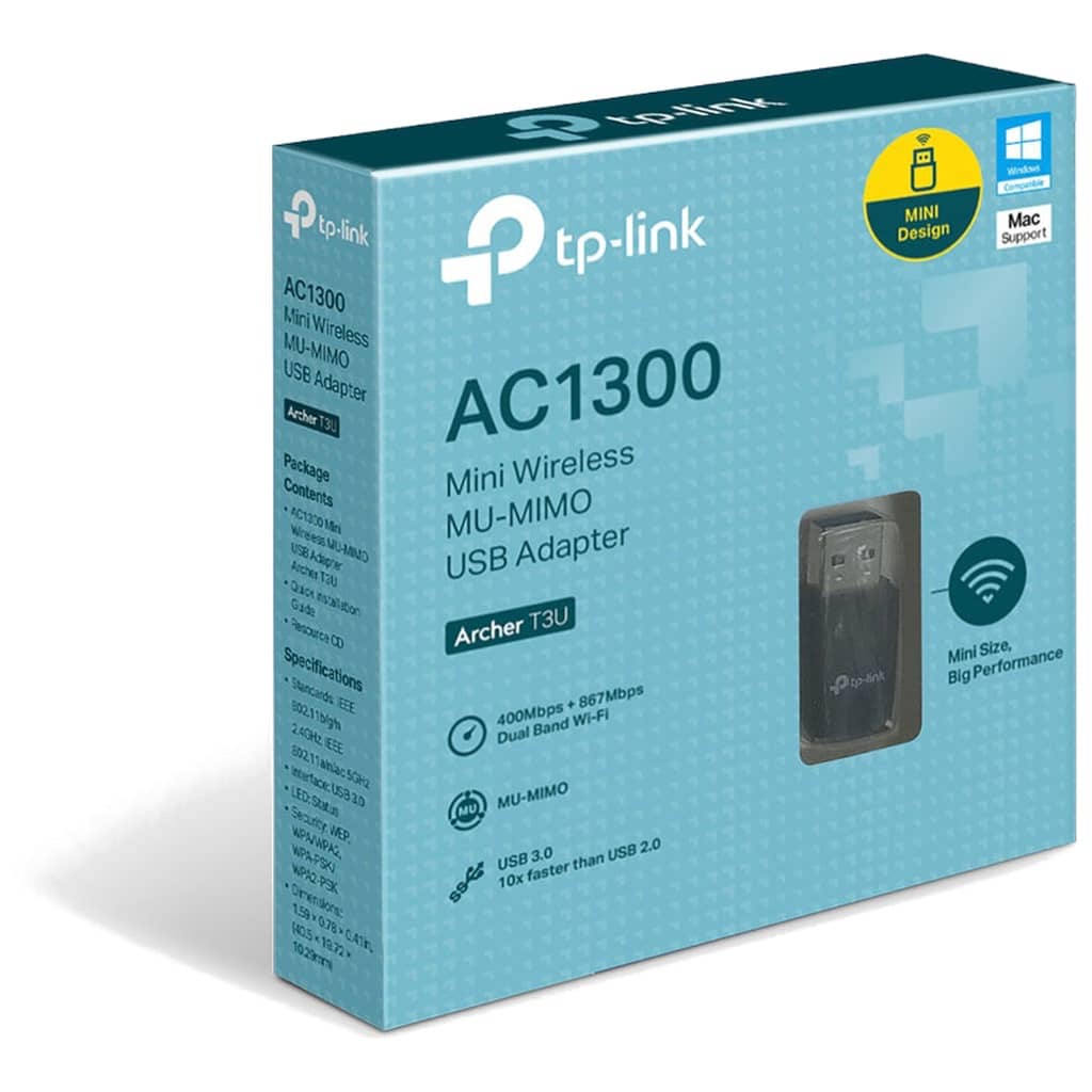 Dongle réseau WiFi AC1300 TP-Link Archer T3U v1