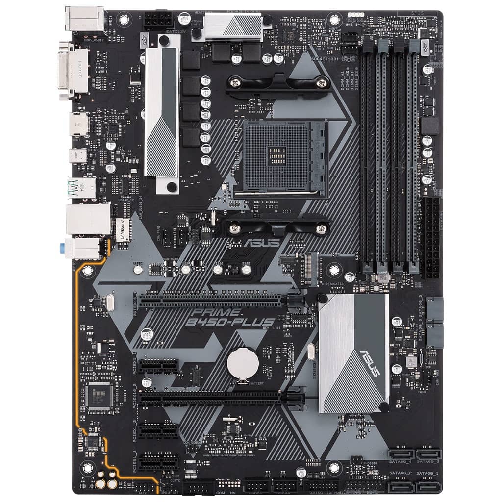 Carte mère AMD AM4 B450 ATX Asus PRIME B450-PLUS _ 90MB0YN0-M0EAY0