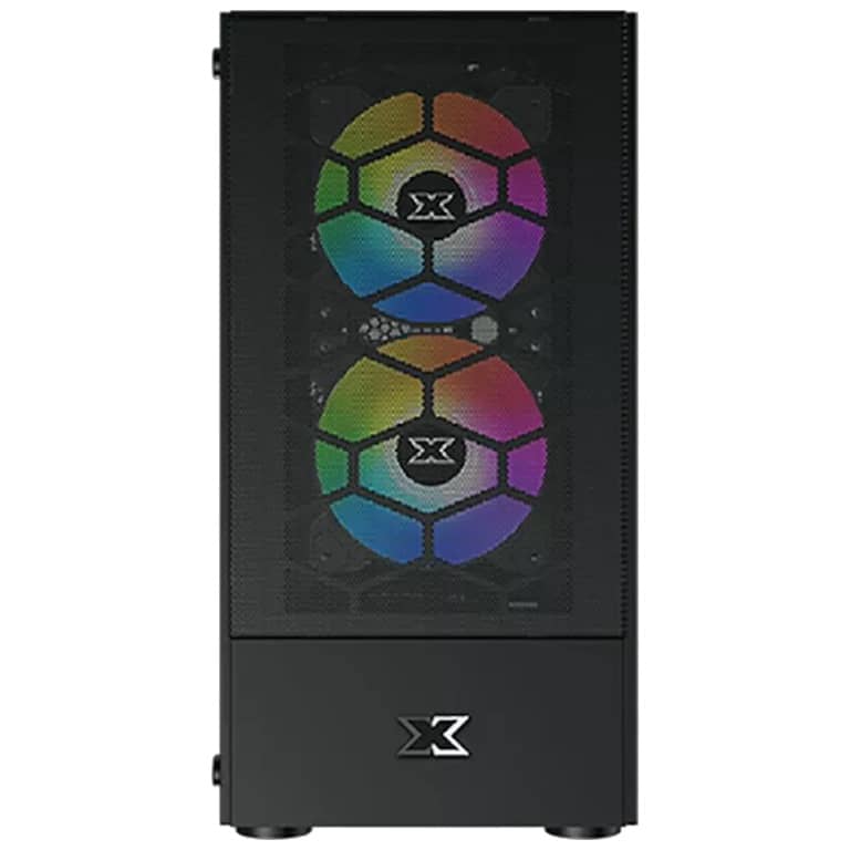 Boitier PC Micro ATX Xigmatek Oreo Black, Noir avec 3x X20F _ EN47758