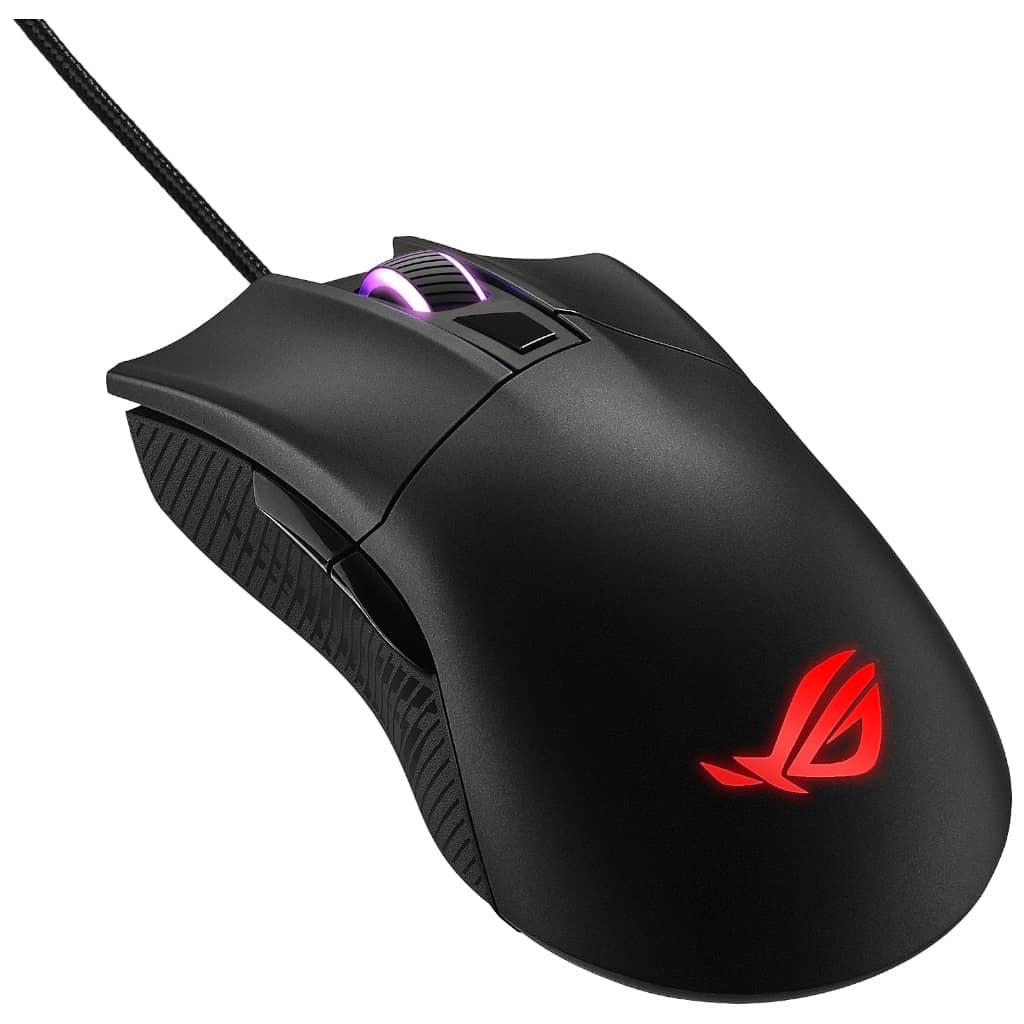 Souris Filaire USB 2.0 Asus P507 ROG Gladius II Core, Noir _ 90MP01D0-B0UA00