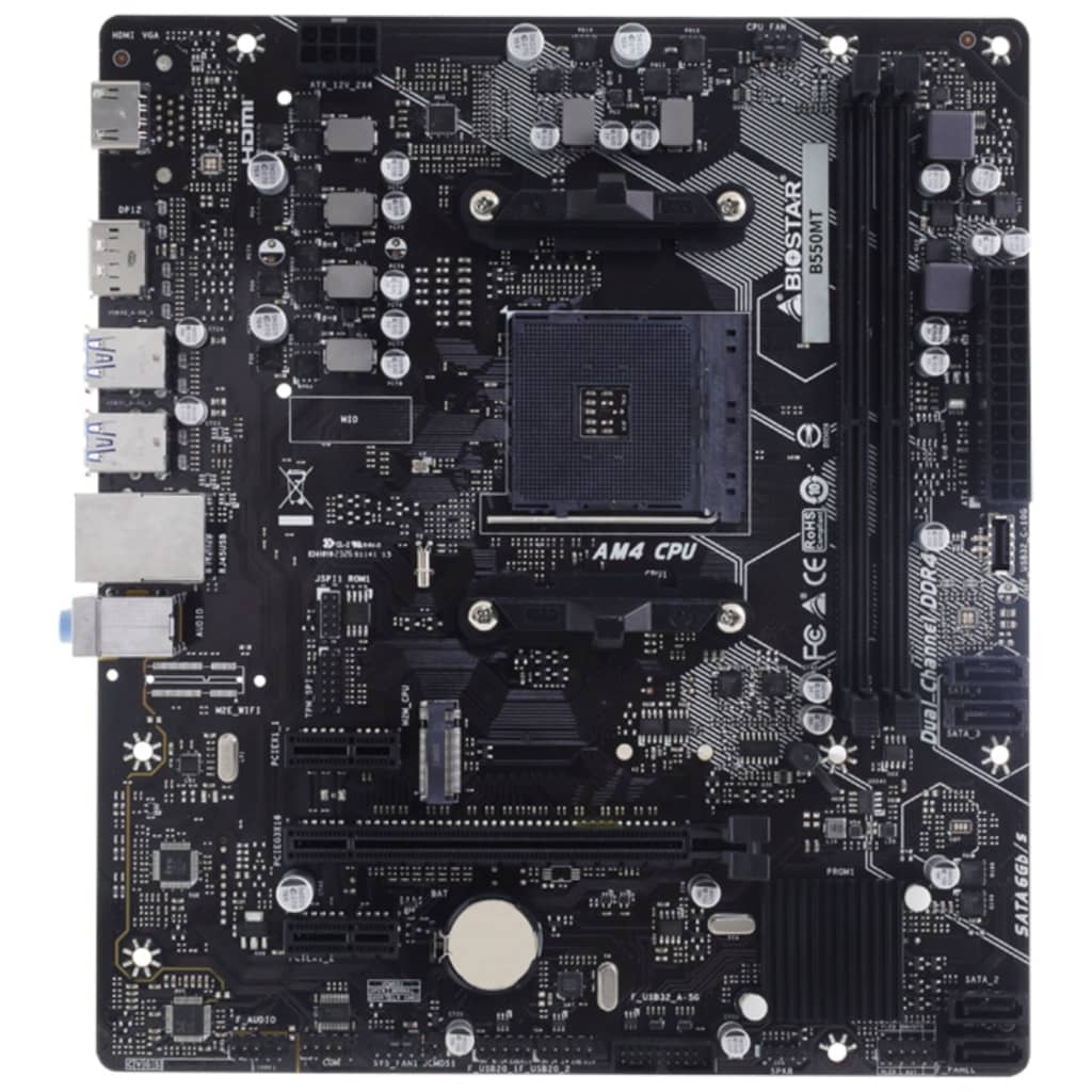 Carte mère AMD AM4 B550 Micro ATX Biostar B550MT v6.0