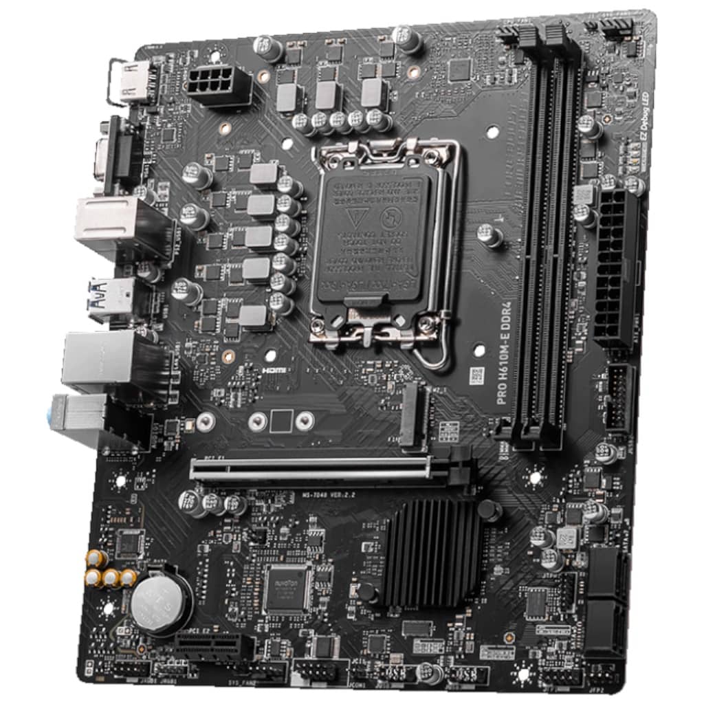 Carte mère Intel 1700 H610 Micro ATX MSI PRO H610M-E DDR4 _ 911-7D48-007