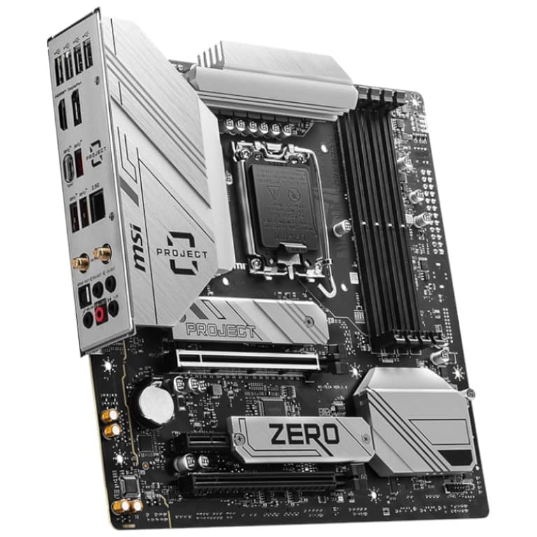 Carte mère Intel 1700 B760 Micro ATX MSI B760M PROJECT ZERO _ 911-7E14-001