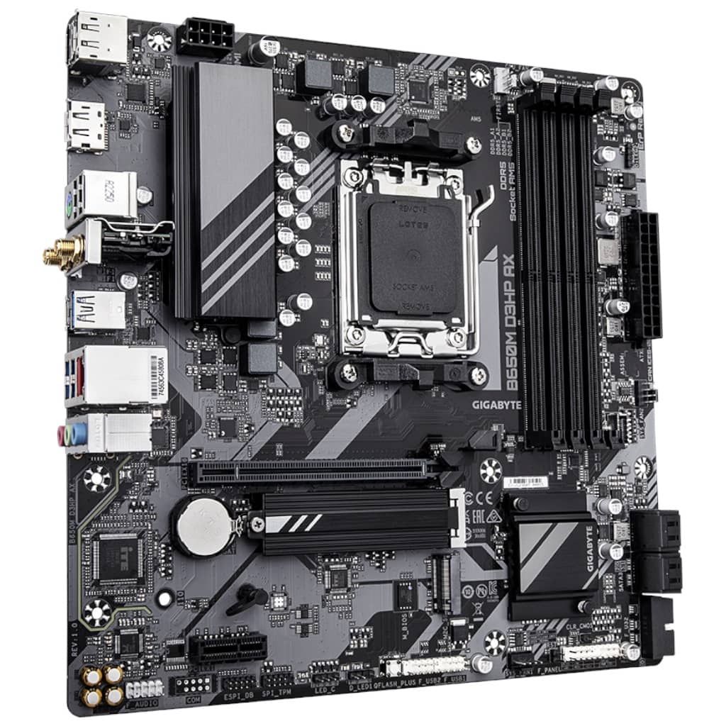 Carte mère AMD AM5 B650 Micro ATX Gigabyte B650M D3HP AX