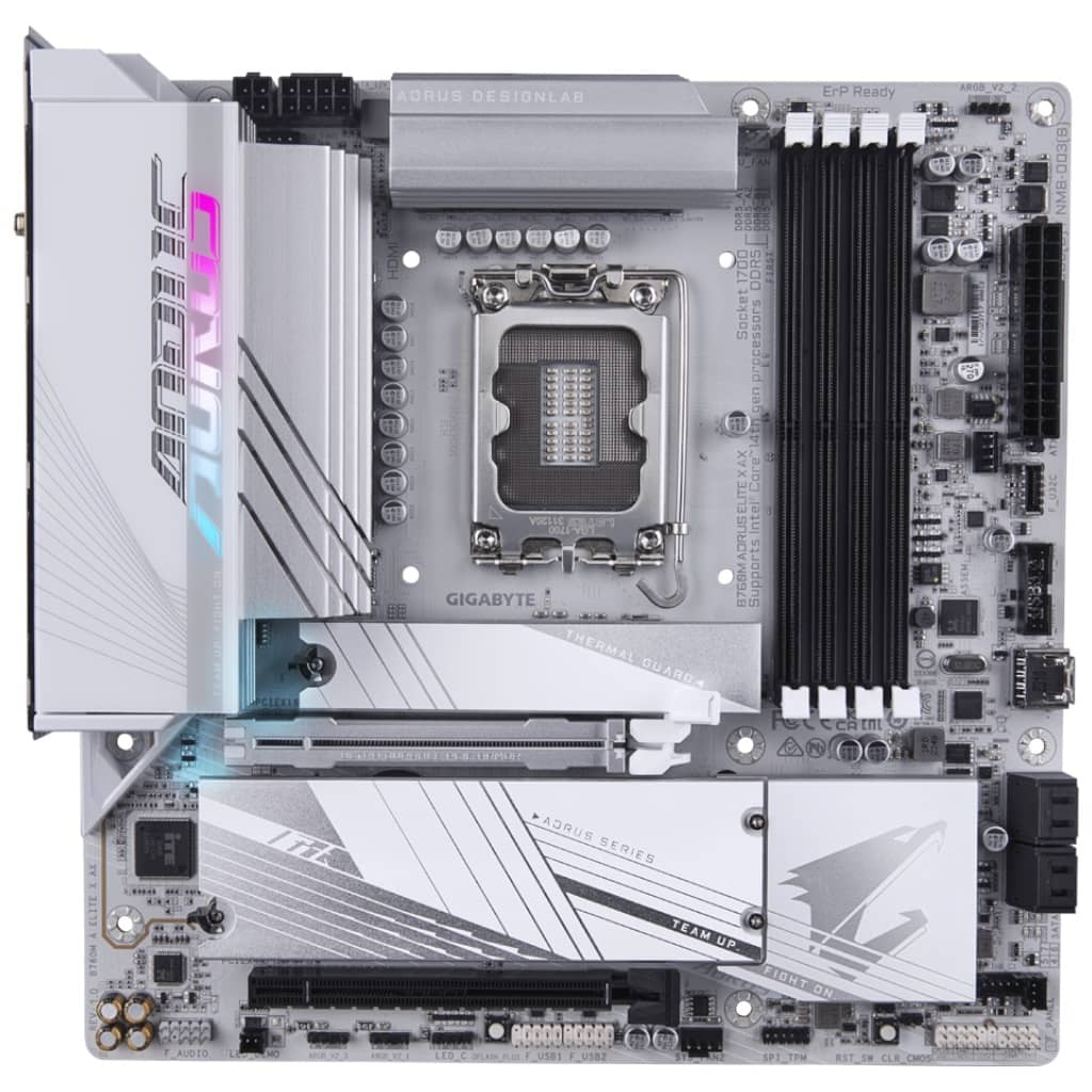 Carte mère Intel 1700 B760 Micro ATX Gigabyte B760M AORUS ELITE X AX