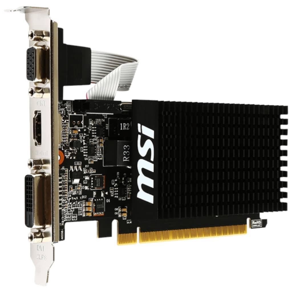 Carte graphique GeForce GT710 MSI GT 710 2GD3H LP _ 912-V809-3814