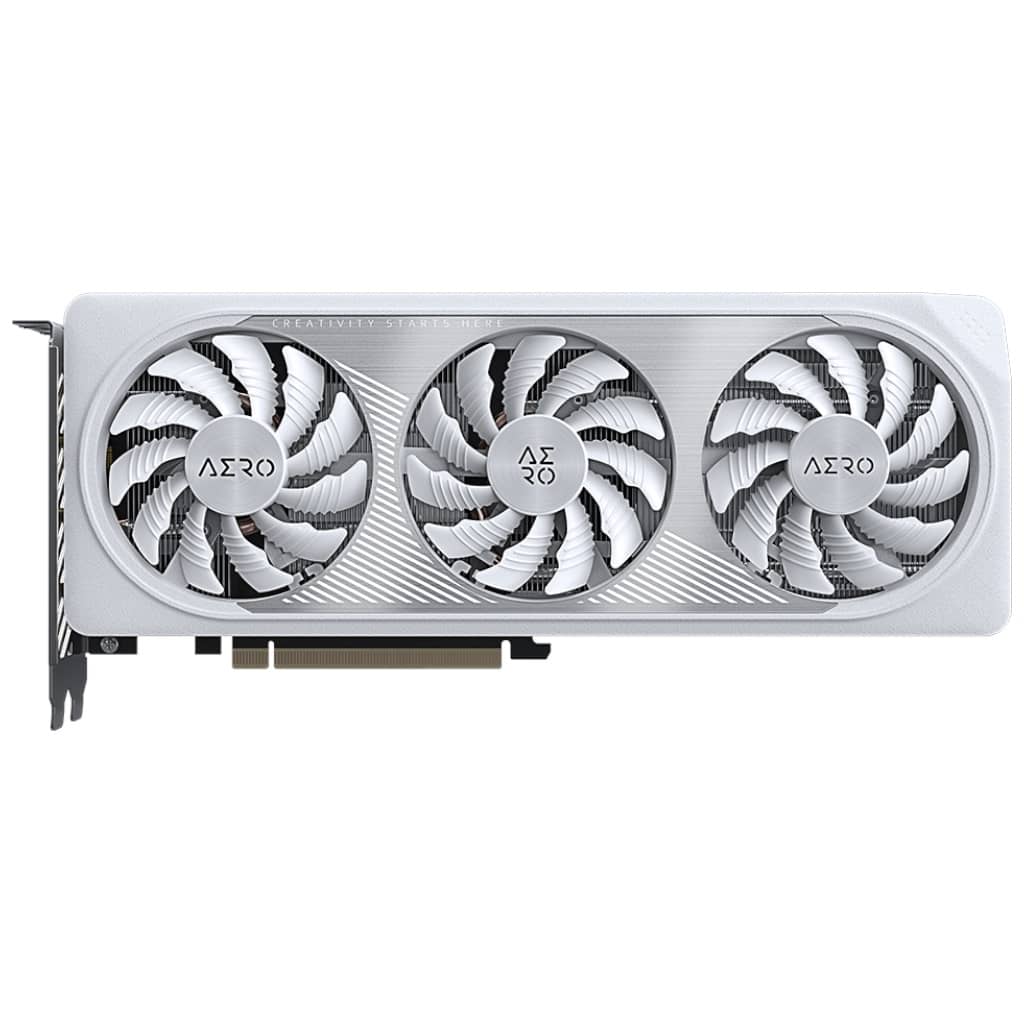 Carte graphique GeForce RTX4060 Gigabyte RTX 4060 AERO OC 8G _ GV-N4060AERO OC-8GD
