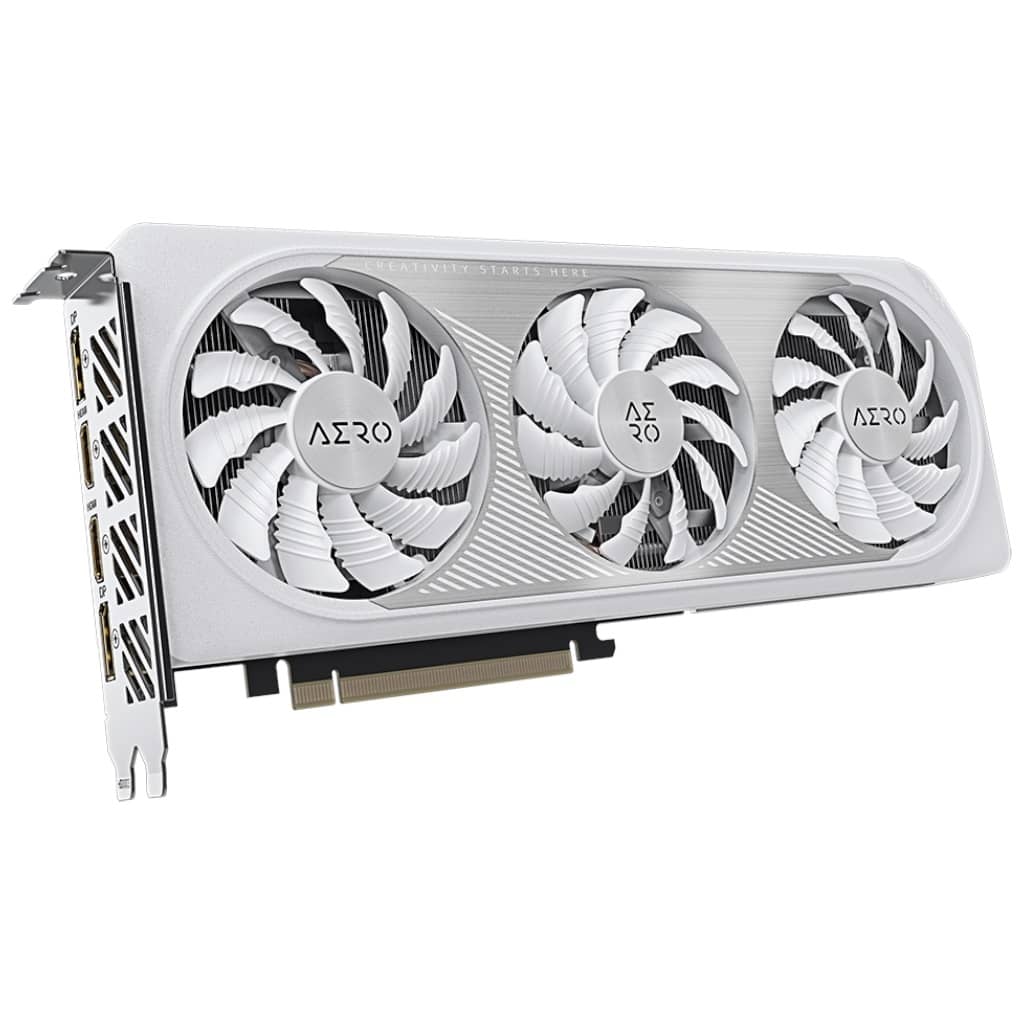 Carte graphique GeForce RTX4060 Gigabyte RTX 4060 AERO OC 8G _ GV-N4060AERO OC-8GD