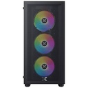 Boitier PC ATX Xigmatek Gaming Z, Noir avec 4x Z20A _ EN41105