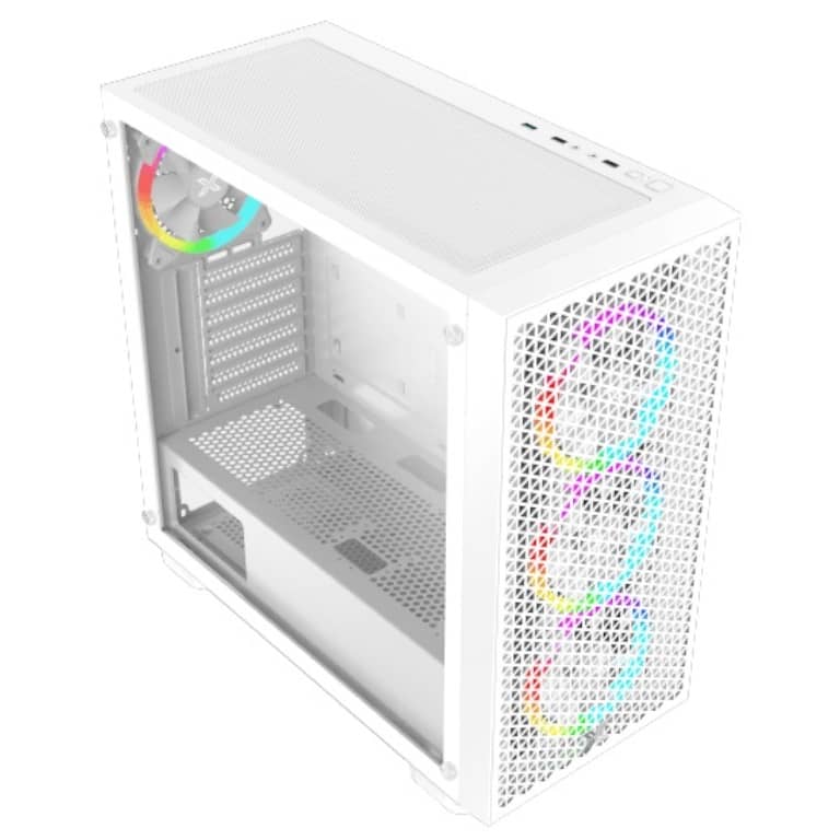 Boitier PC E-ATX Xigmatek Gaming G Pro Arctic, Blanc avec 4x R20A _ EN42539