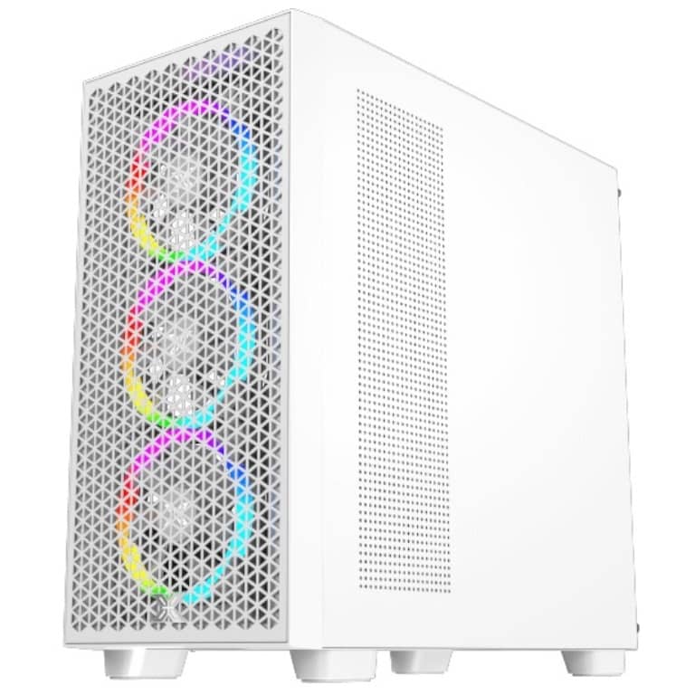 Boitier PC E-ATX Xigmatek Gaming G Pro Arctic, Blanc avec 4x R20A _ EN42539