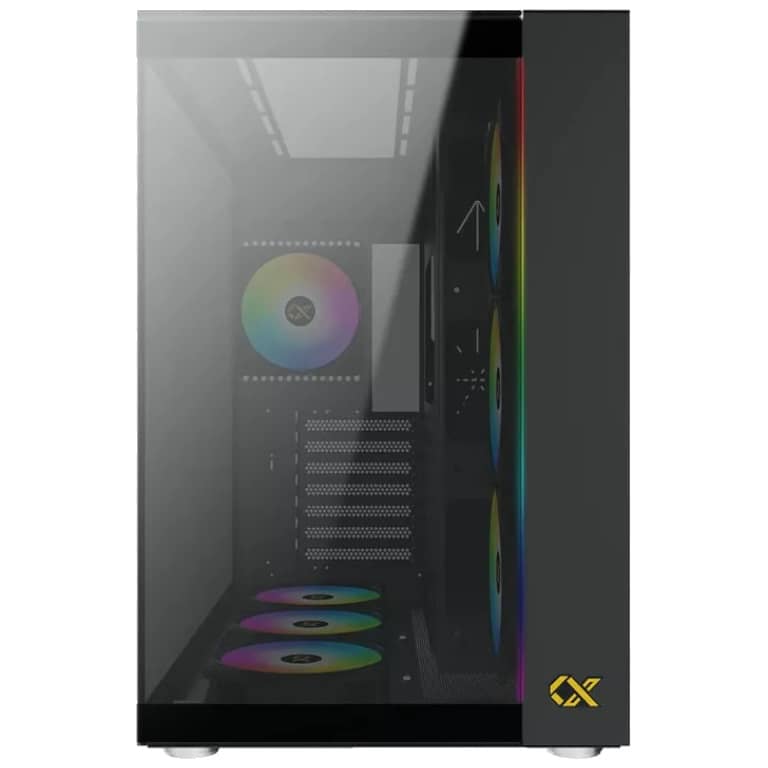 Boitier PC  E-ATX BitFenix Dawn RGB, Noir (BFC-DAW-500-KKGSK-RP)