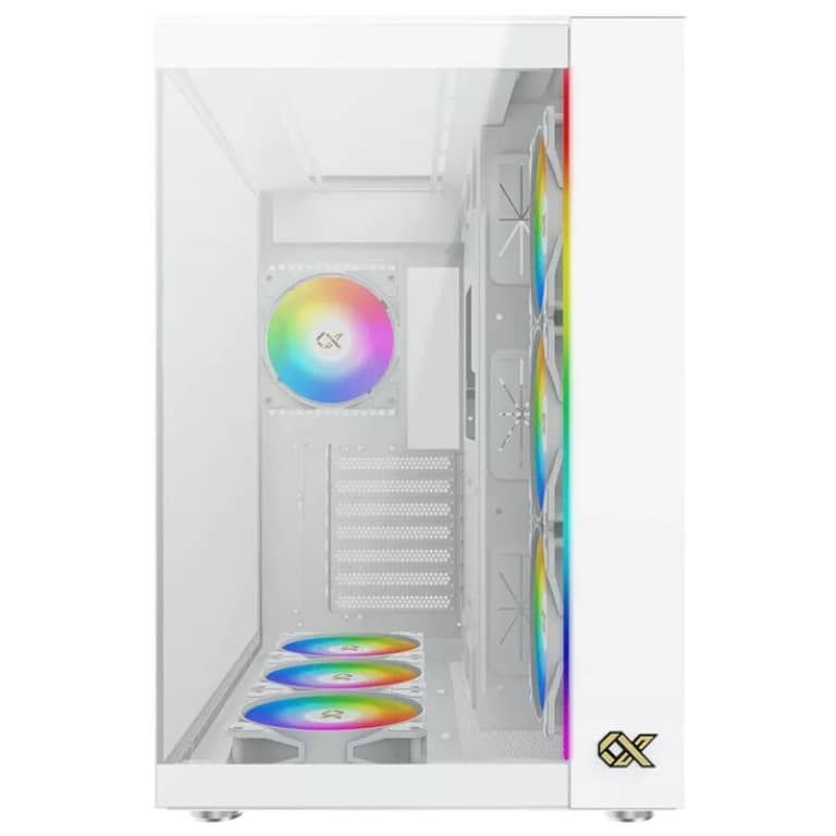 Boitier PC E-ATX Xigmatek Aqua Ultra Arctic, Blanc avec 7x Z20A _ EN40689