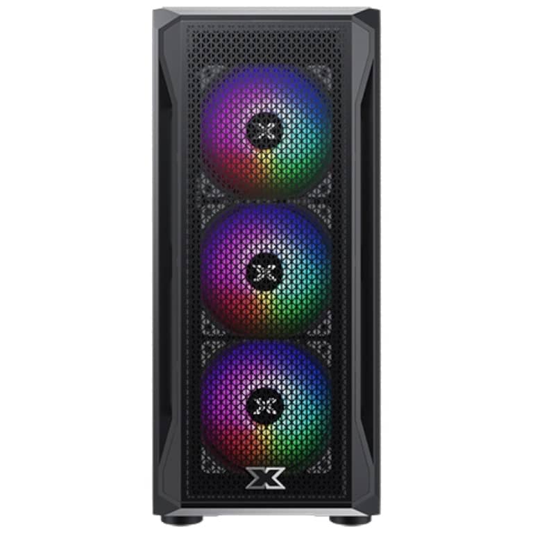Boitier PC ATX Xigmatek Gaming X, Noir avec 4x X24F _ EN46621