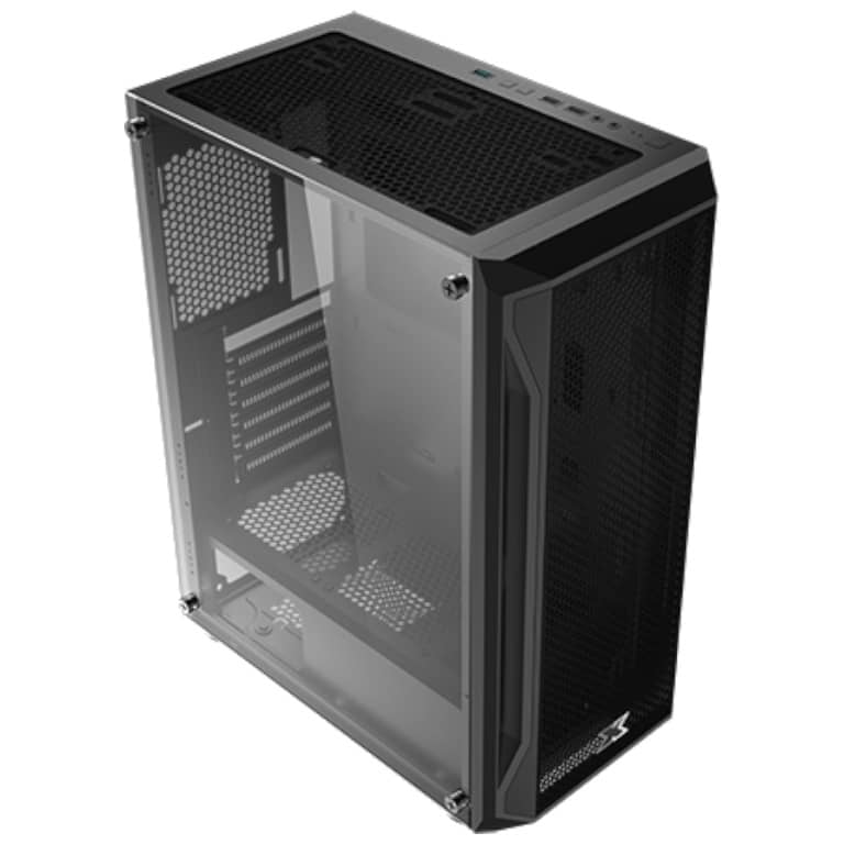 Boitier PC ATX Xigmatek Gaming X, Noir avec 4x X24F _ EN46621