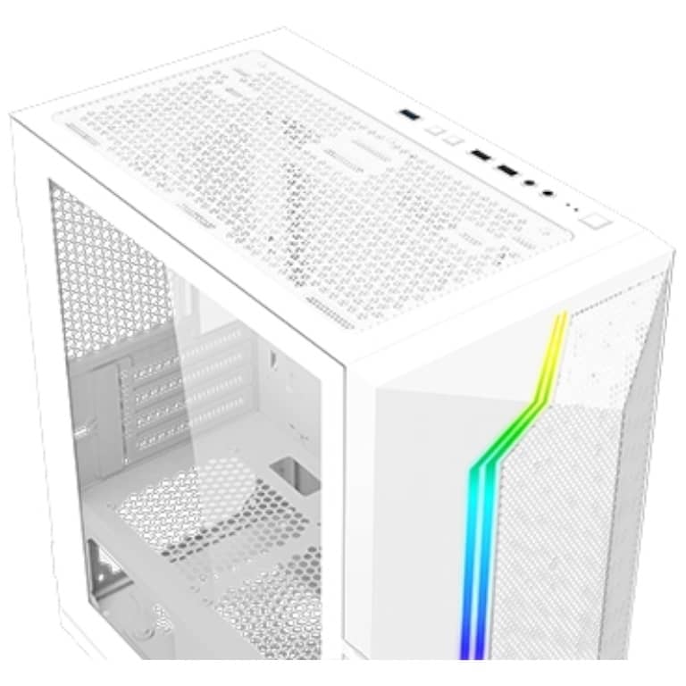 Boitier PC Micro ATX Xigmatek Gemini II Arctic, Blanc 3x X24F _ EN48656