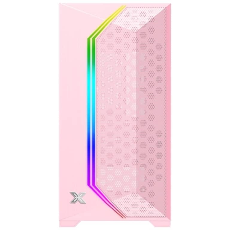 Boitier PC Micro ATX Xigmatek Gemini II Queen, Rose 3x X24F _ EN48663