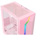 Boitier PC Micro ATX Xigmatek Gemini II Queen, Rose 3x X24F _ EN48663