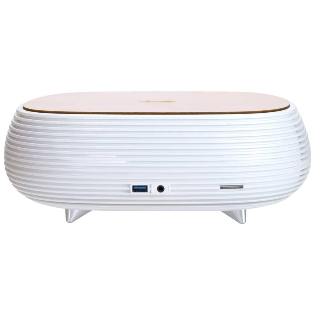 Boitier PC Mini ITX In Win B1 Pure, Blanc/Bois _ IW-CS-B1WHI-PS200W