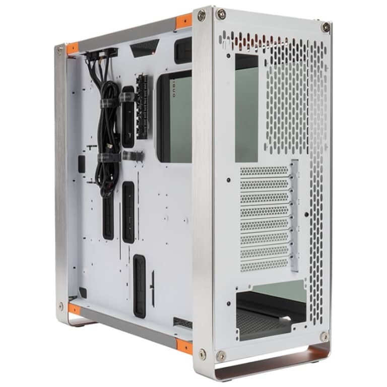 Boitier PC E-ATX In Win DUBILI Assemblé, Gris/Orange _ IW-CS-DUBILIASB-GRY