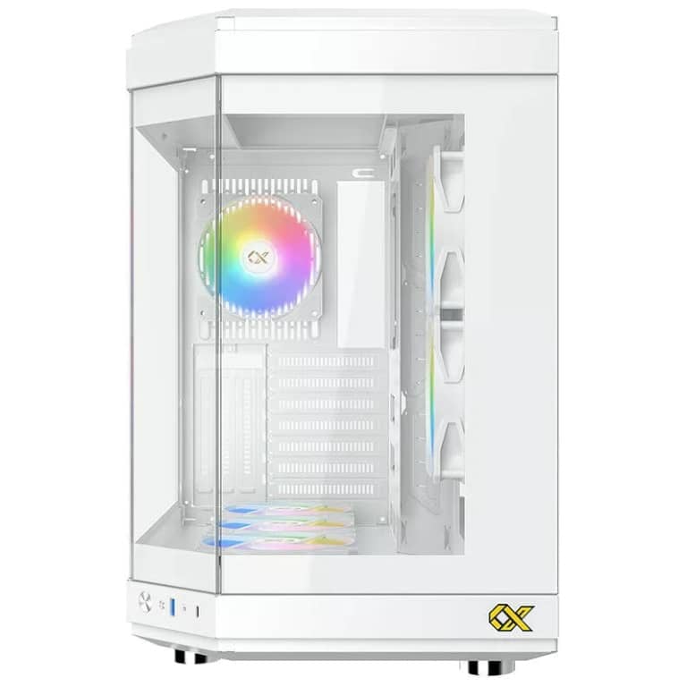 Boitier PC E-ATX Xigmatek Cubi Arctic, Blanc avec 6x Z20A _ EN41983