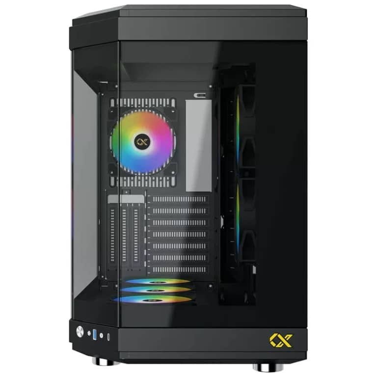 Boitier PC E-ATX Xigmatek Cubi, Noir avec 6x Z20A _ EN41938