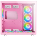 Boitier PC ATX Xigmatek Aquarius Pro Queen, Rose avec 7x X24A _ EN49431