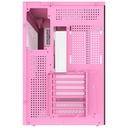Boitier PC ATX Xigmatek Aquarius Pro Queen, Rose avec 7x X24A _ EN49431