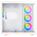 Boitier PC ATX Xigmatek Aquarius Pro Arctic, Blanc avec 7x X24A _ EN49424