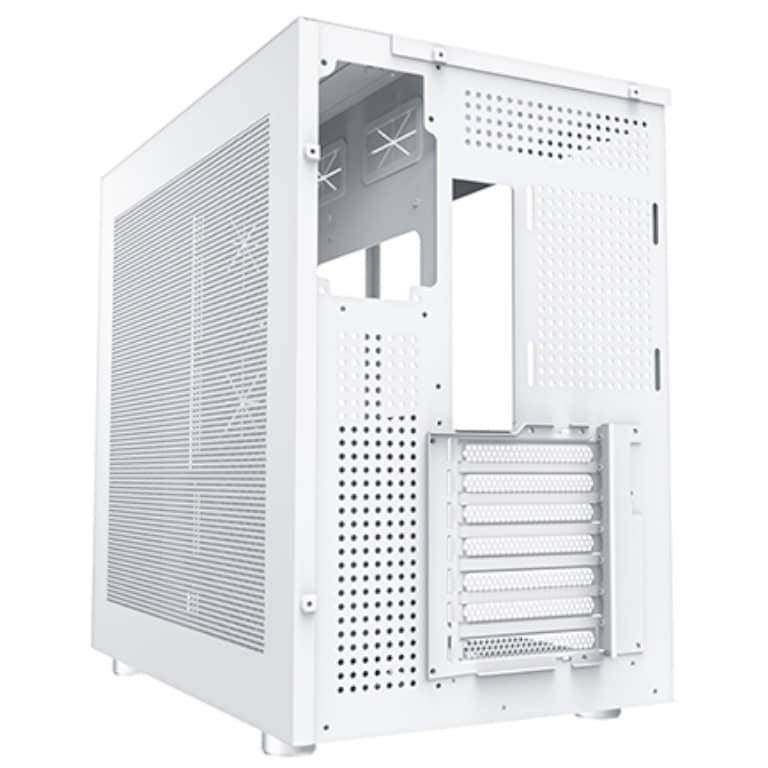 Boitier PC ATX Xigmatek Aquarius Pro Arctic, Blanc avec 7x X24A _ EN49424