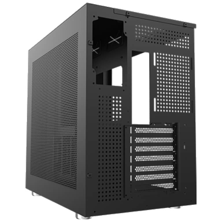 Boitier PC ATX Xigmatek Aquarius Pro Black, Noir avec 7x X24A _ EN49417