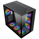Boitier PC ATX Xigmatek Aquarius Pro Black, Noir avec 7x X24A _ EN49417