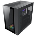 Boitier PC ATX Xigmatek Aquarius Pro Black, Noir avec 7x X24A _ EN49417